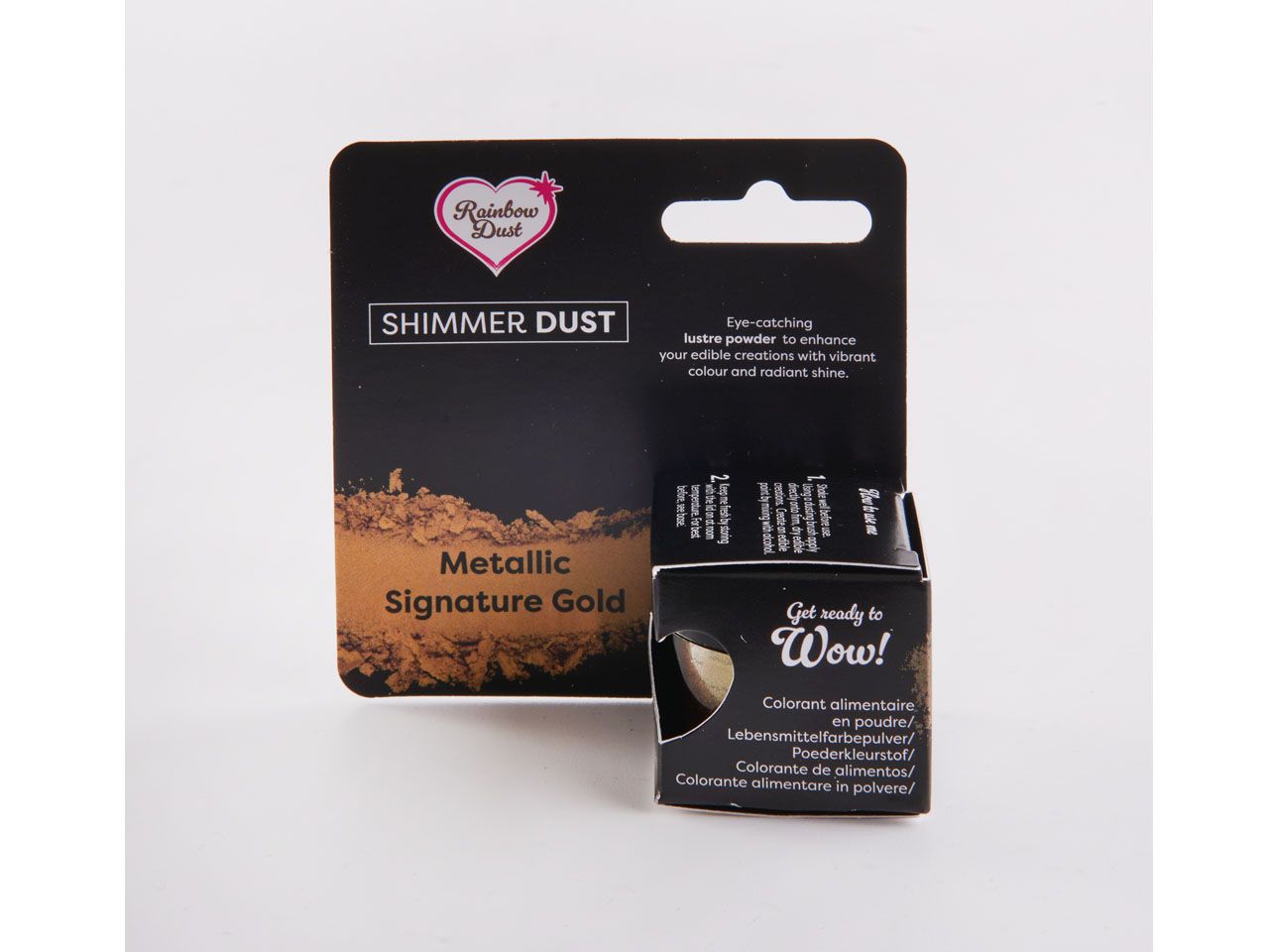 RD Essbares Puder- Metallic Signature Gold