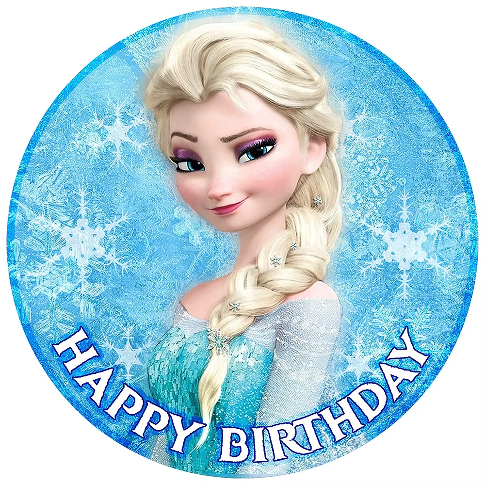 Essbares Tortenbild - Elsa