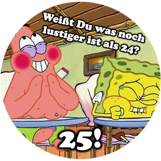 Essbares Tortenbild - Spongebob - besser als 24