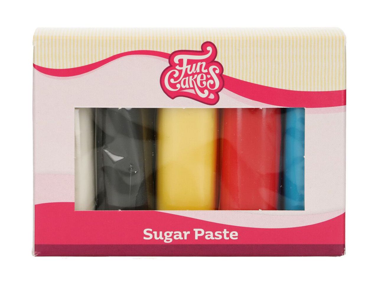 Funcakes - Rollfondant- Multipack Primärfarben 5x100g