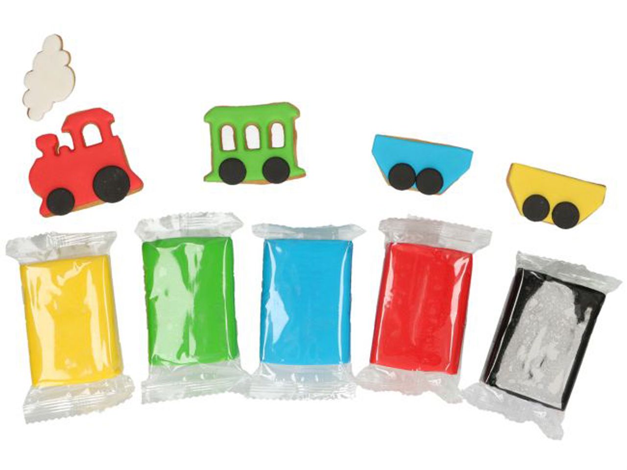 Funcakes - Rollfondant- Multipack Hauptfarben 5x100g