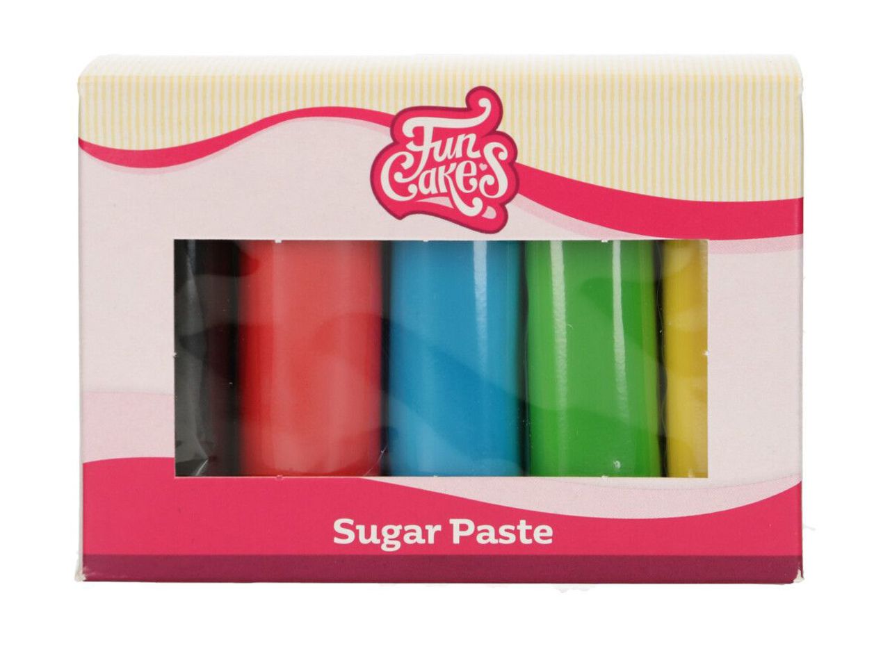 Funcakes - Rollfondant- Multipack Hauptfarben 5x100g