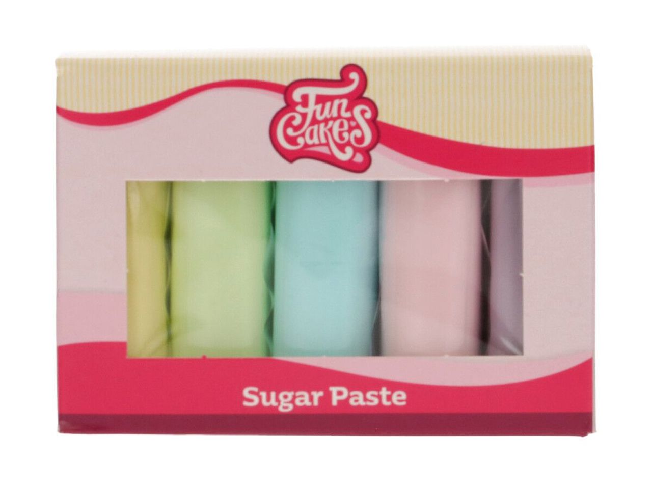 Funcakes - Rollfondant- Multipack Pastellfarben 5x100g