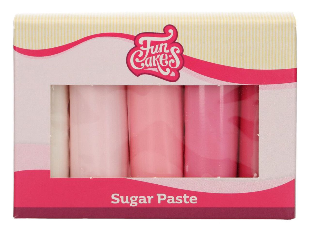Funcakes - Rollfondant- Multipack Rosatöne 5x100g