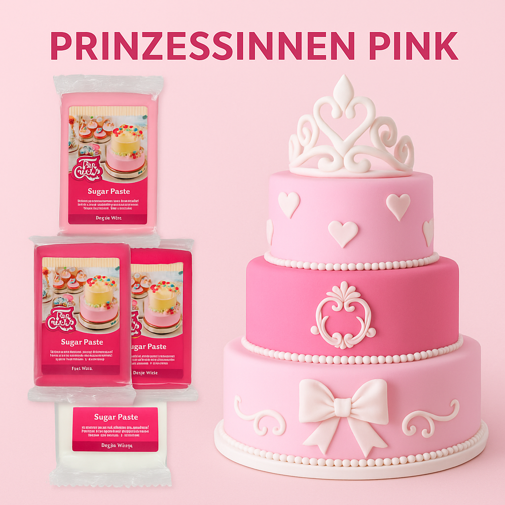 Funcakes - Fondant Set - Prinzessin - 4x250g