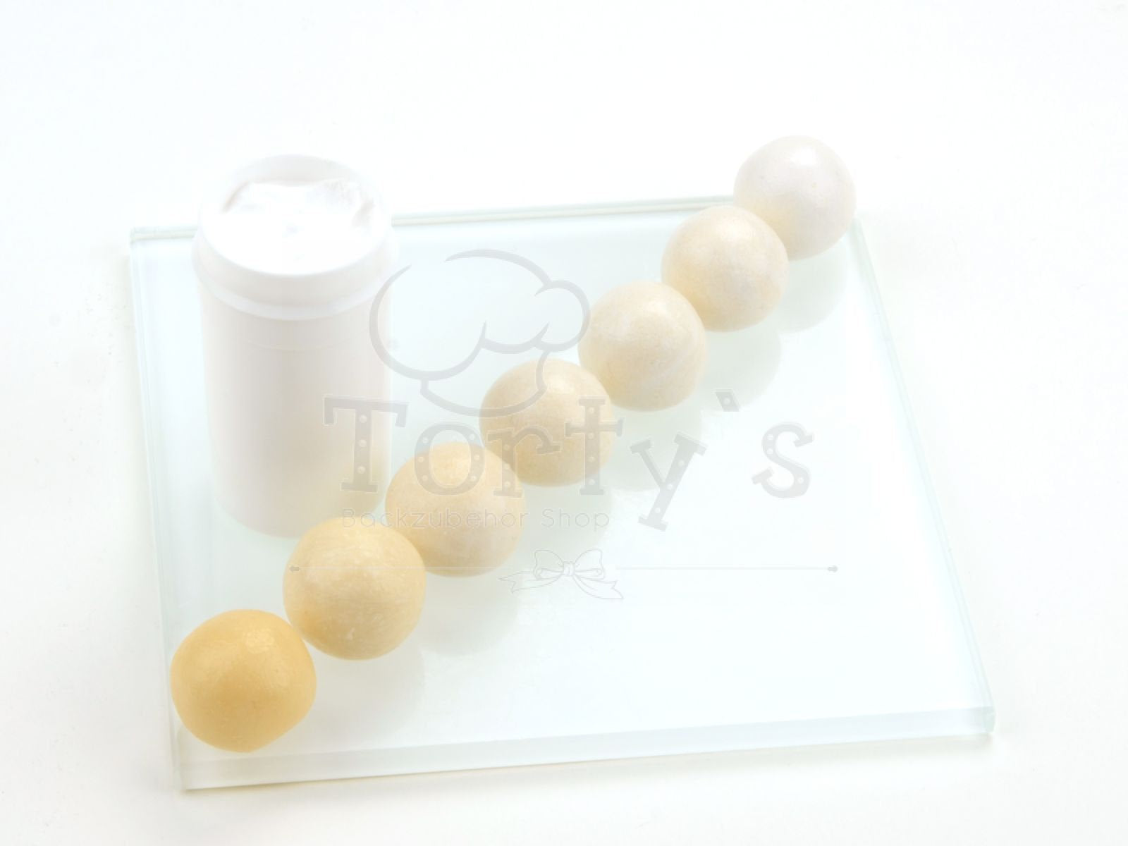 Tortys Farbpaste - Perlweiß