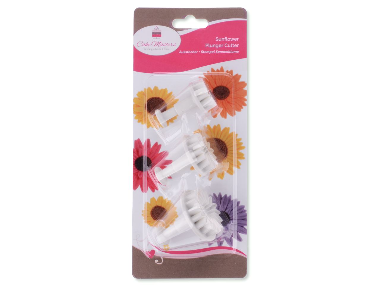 CM Ausstecher + Stempel Sonnenblume 3er