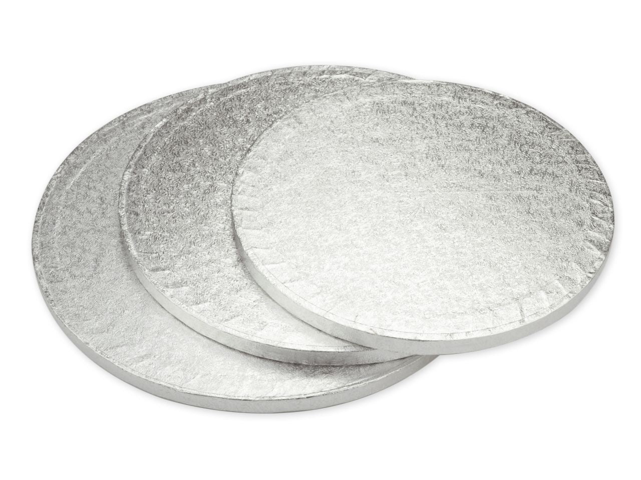 CM Cakeboard Rund Silber versch. Größen