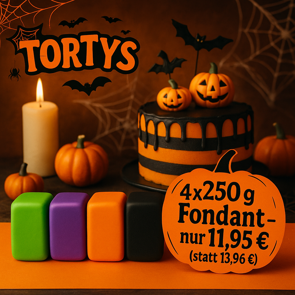 Funcakes - Fondant Set - Halloween - 4x250g