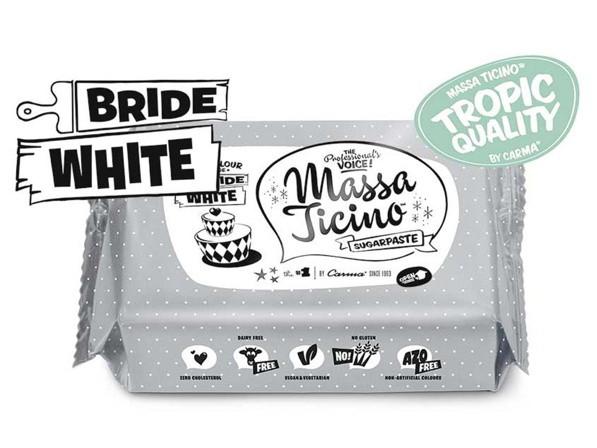 Massa Ticino Tropic weiß 1kg Fondant