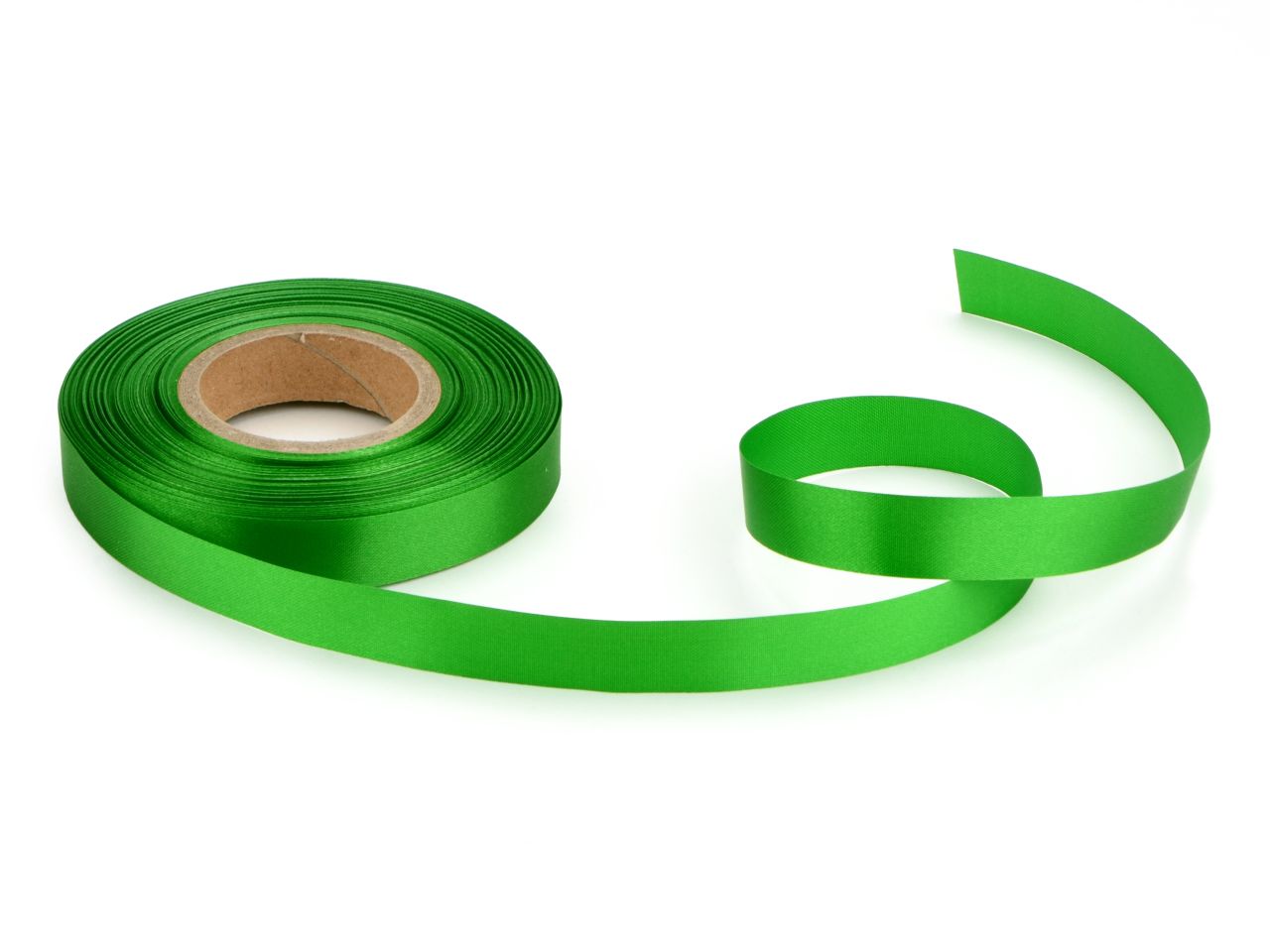 CM Satinband grün 14mm, 30 Meter