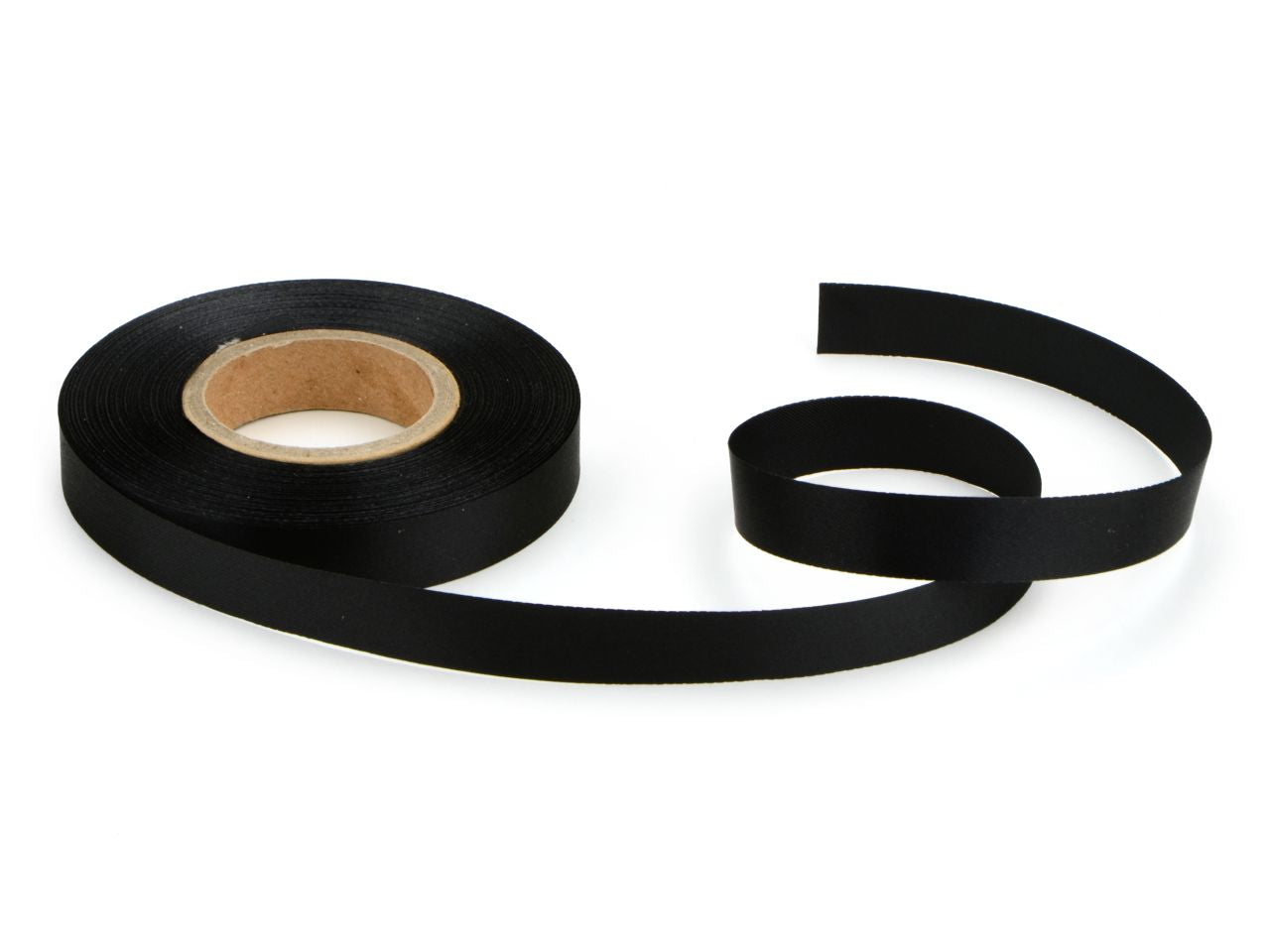 CM Satinband schwarz 14mm, 30 Meter