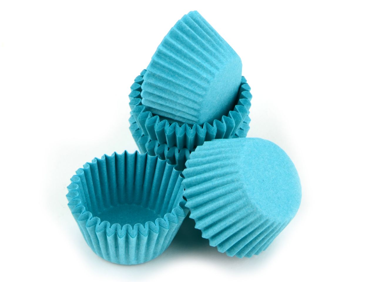 CM Pralinenkapseln 25mm Türkis 100 Stück