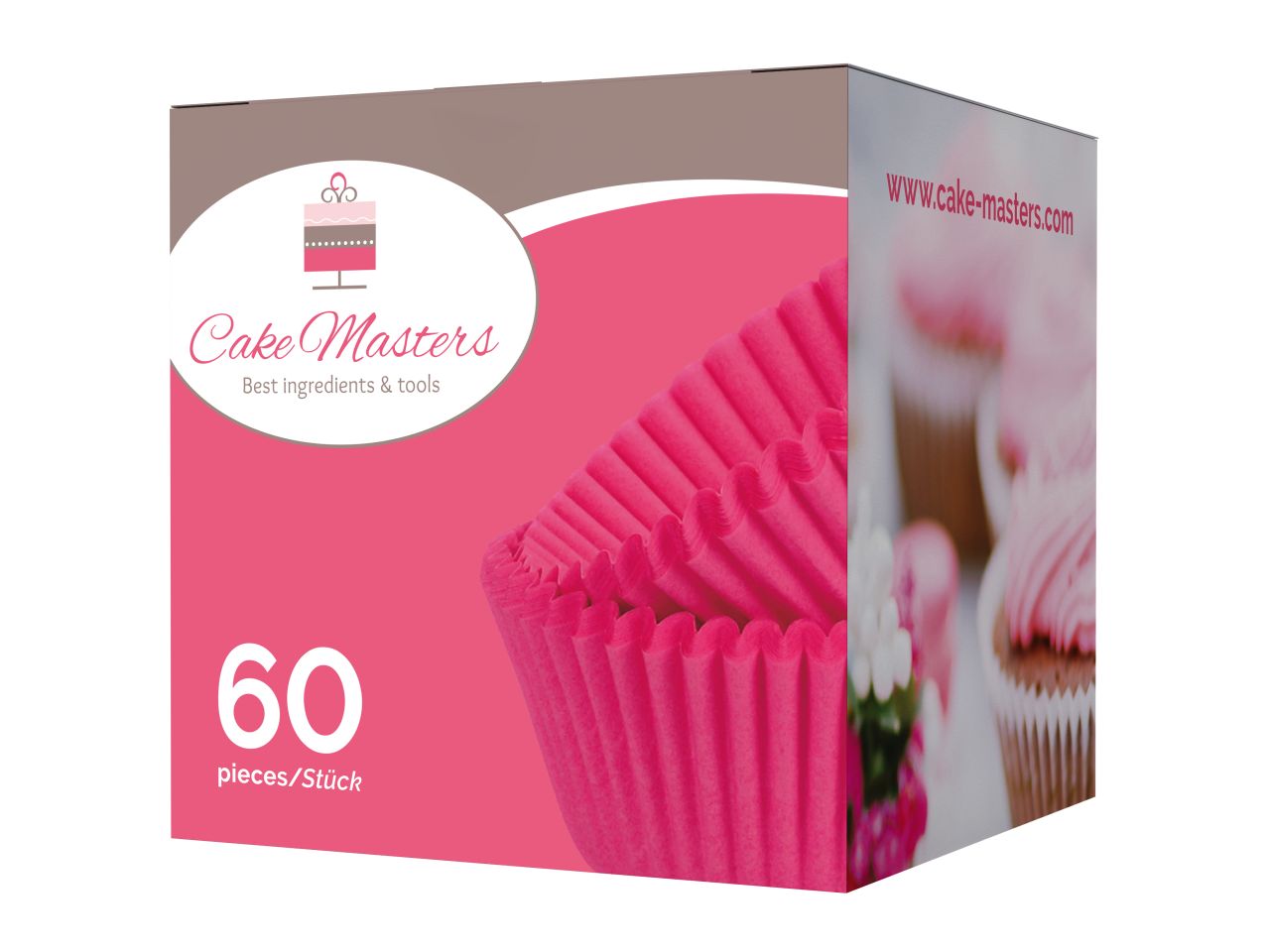 Muffinkapseln 50mm pink