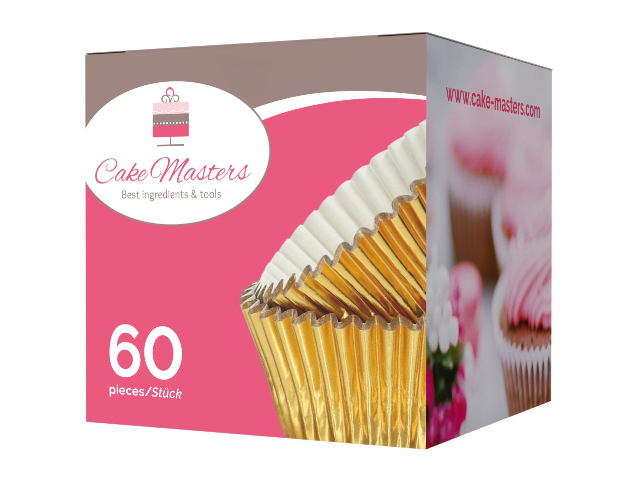 CM Cupcakes Cups - Gold 60 Stück