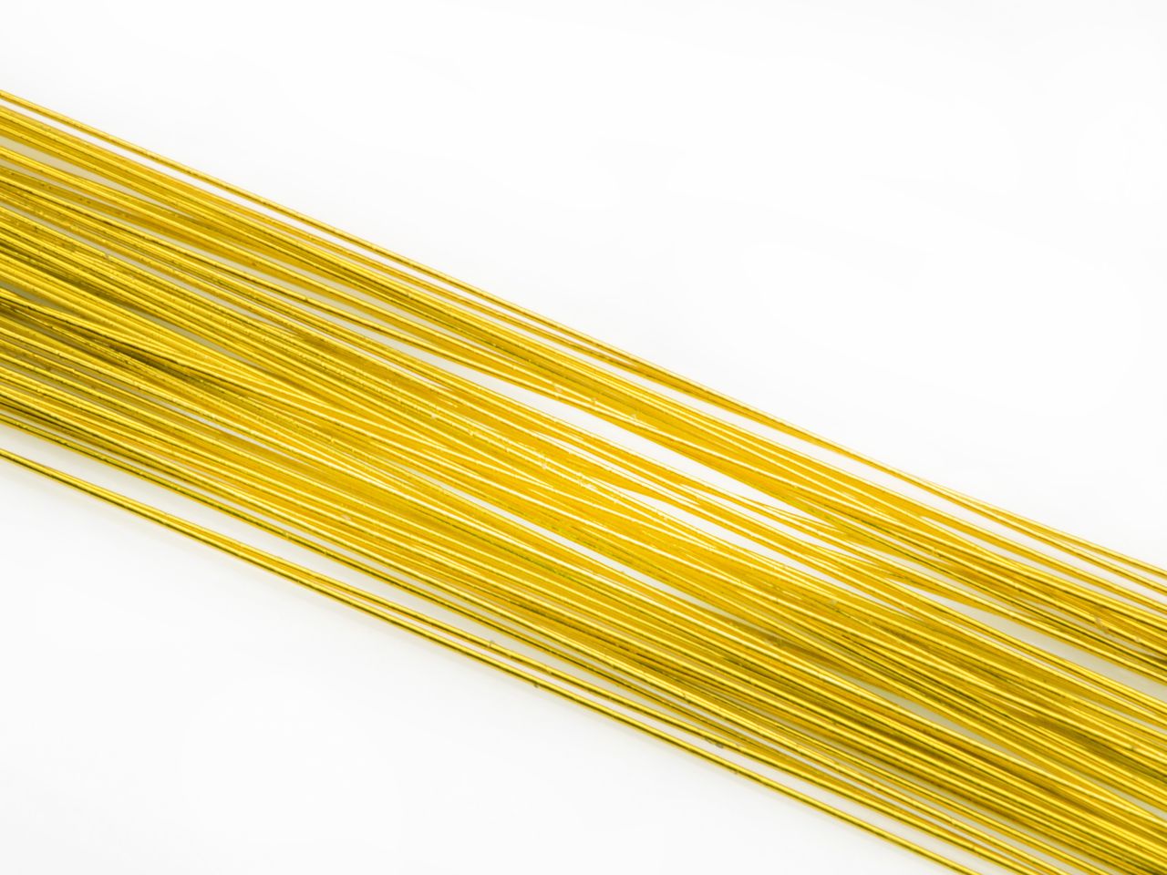 CM Blumendraht metallic gold 20G 50 Stück