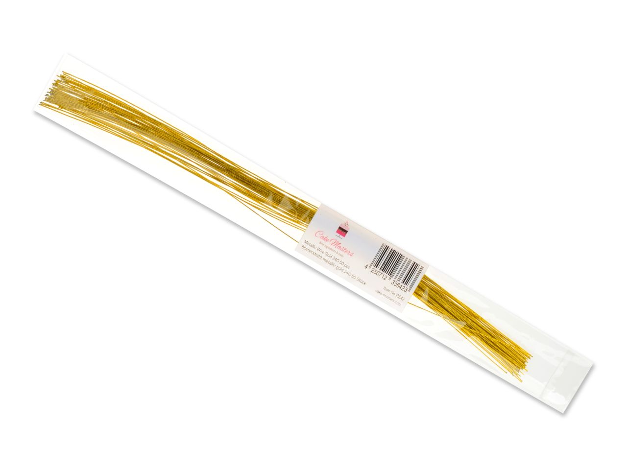 CM Blumendraht metallic gold 20G 50 Stück