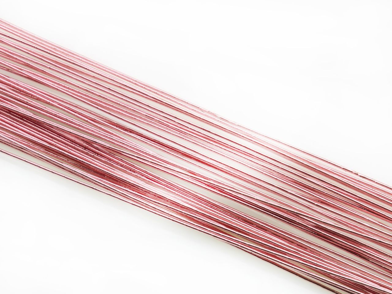 CM Blumendraht metallic rosa 20G 50 Stück