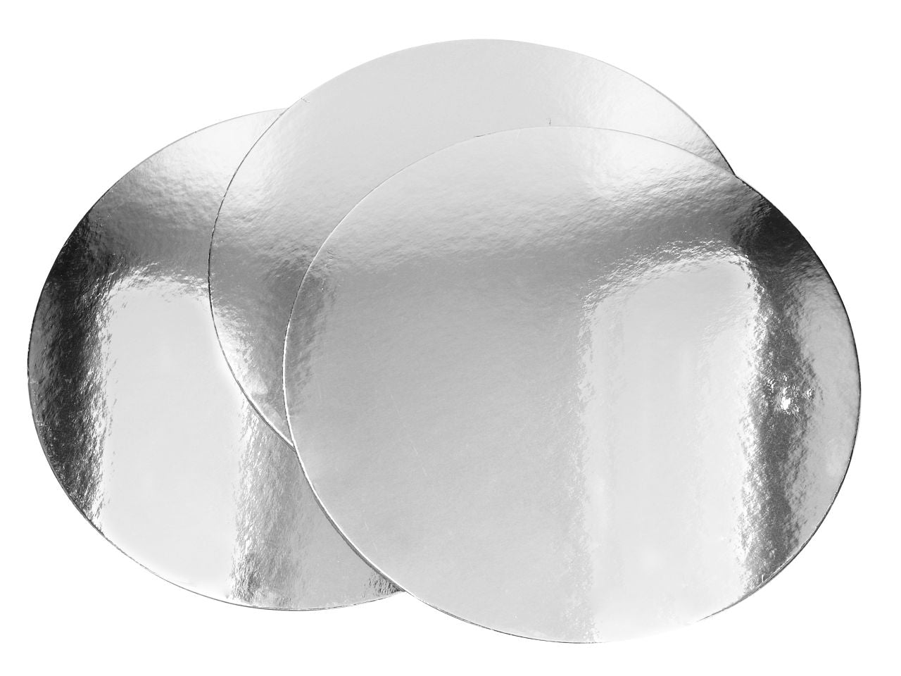 CM Cakecard 35cm silber glänzend