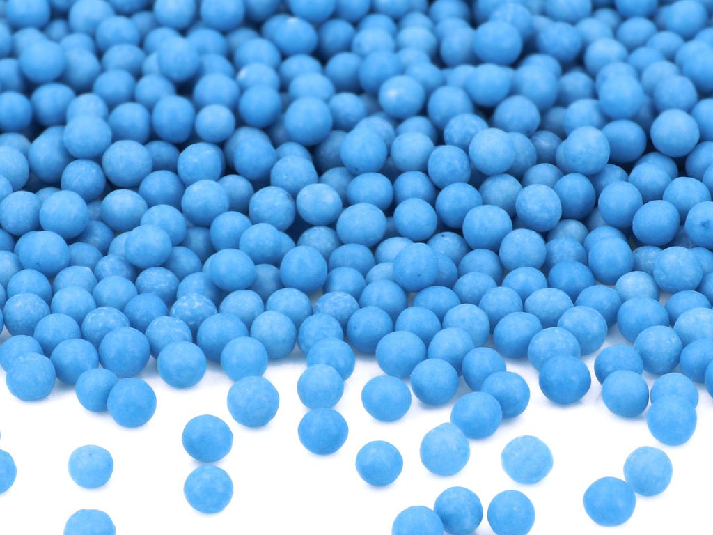 CM Weiche Zuckerperlen blau glimmer 70g