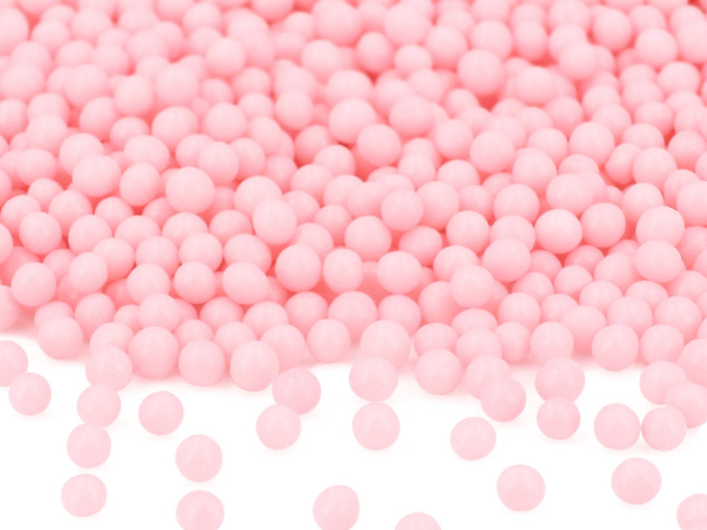 CM Weiche Zuckerperlen rosa glimmer 60g