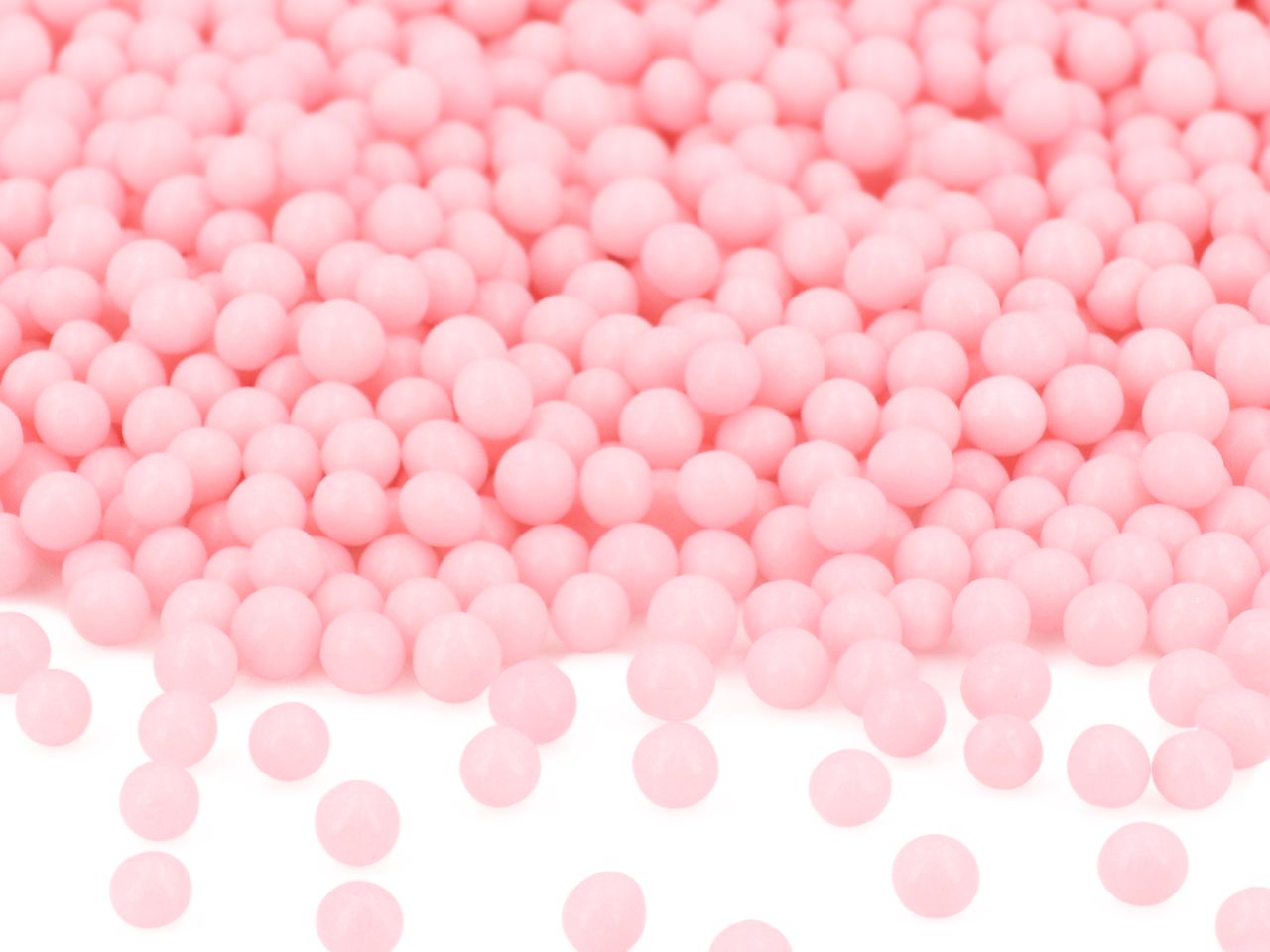 CM Weiche Zuckerperlen rosa glimmer 60g