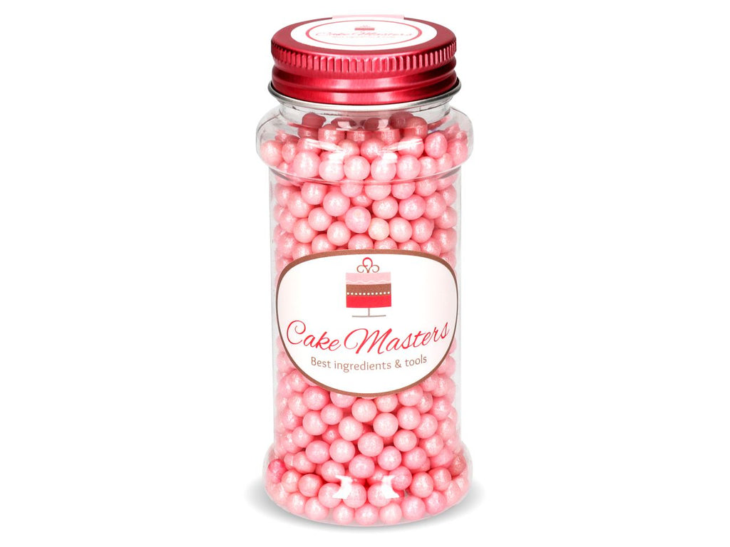CM Weiche Zuckerperlen rosa glimmer 60g