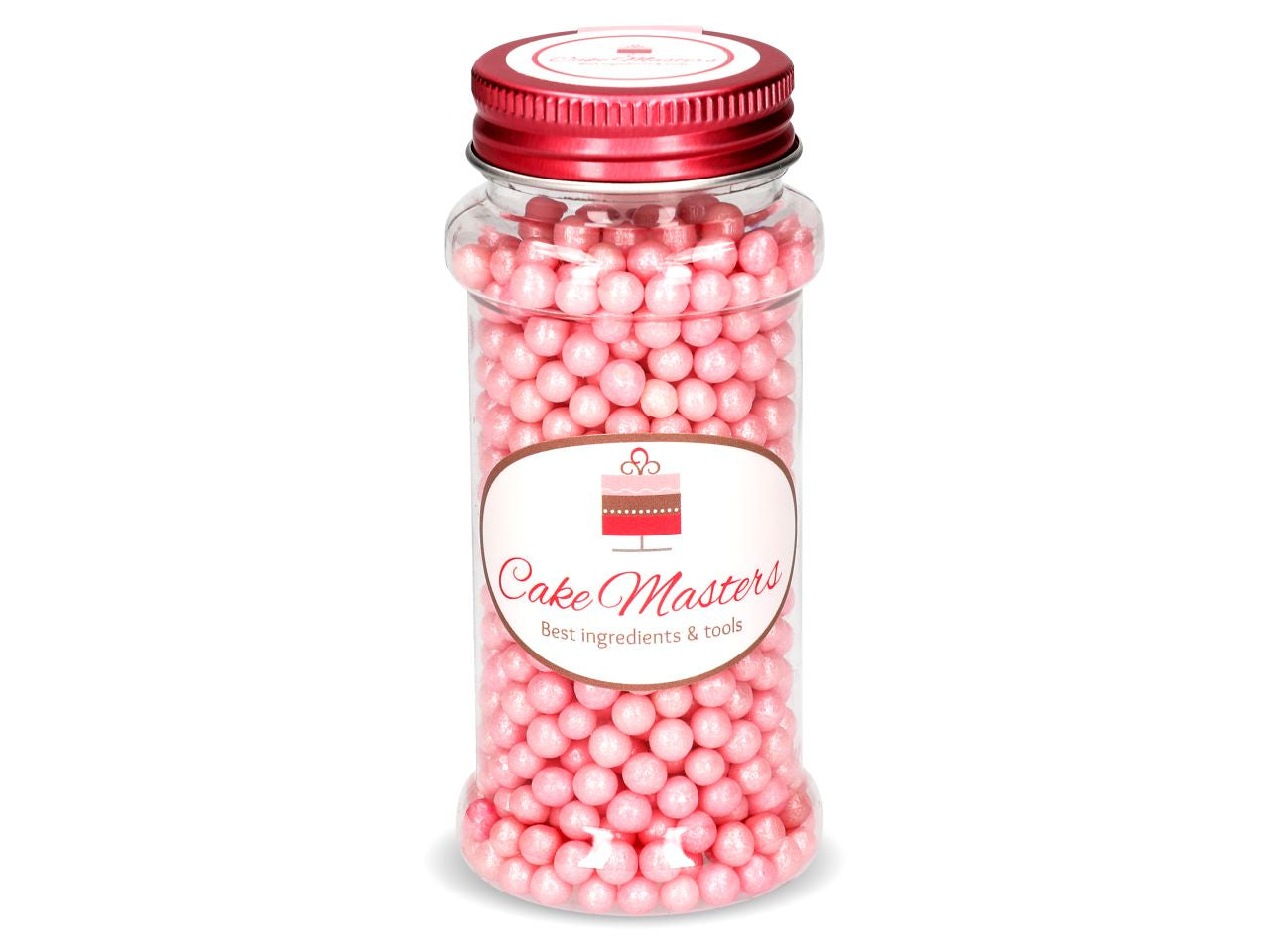 CM Weiche Zuckerperlen rosa glimmer 60g