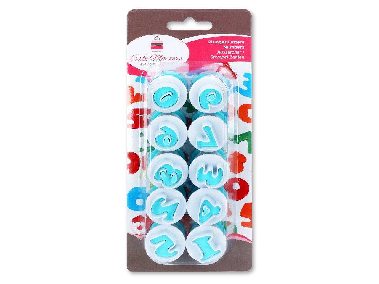 CM Ausstecher + Stempel Zahlen 10er