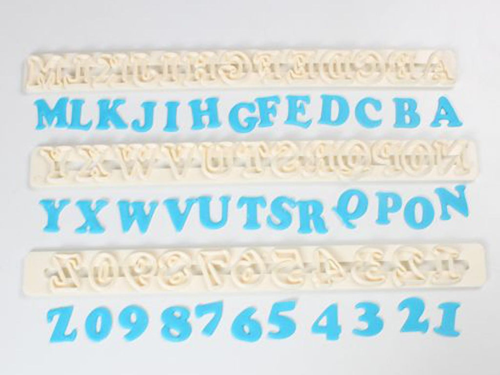 FMM Ausstecher Großbuchstaben Art Deco Alphabet & Number Set