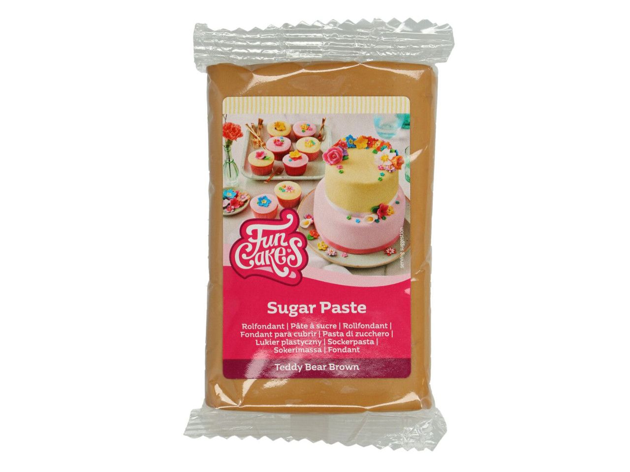 Funcakes - Fondant - Teddy Bear - Braun 250g