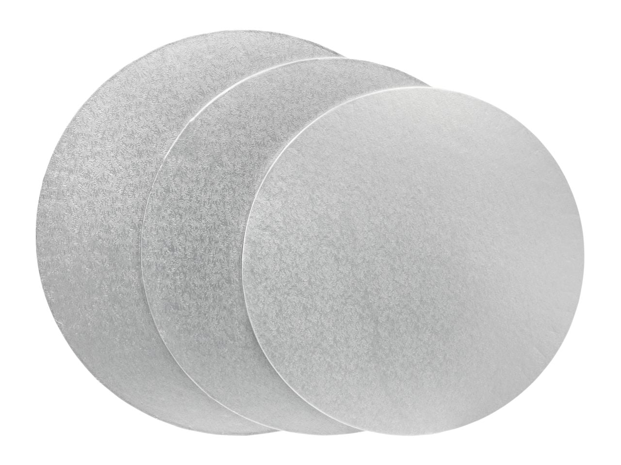 CM Cakeboard Rund Silber 30cm 4mm dick