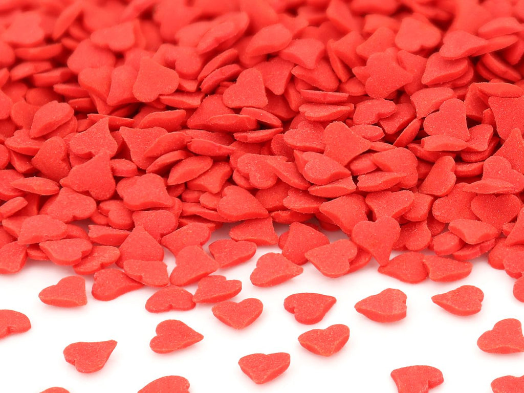 CM Streudekor Herzen rot 70g