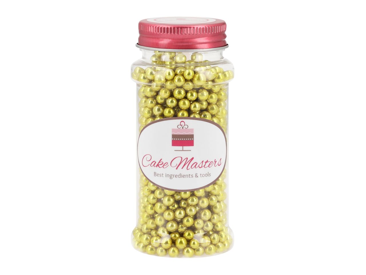 CM Weiche Zuckerperlen gold 5mm 80g