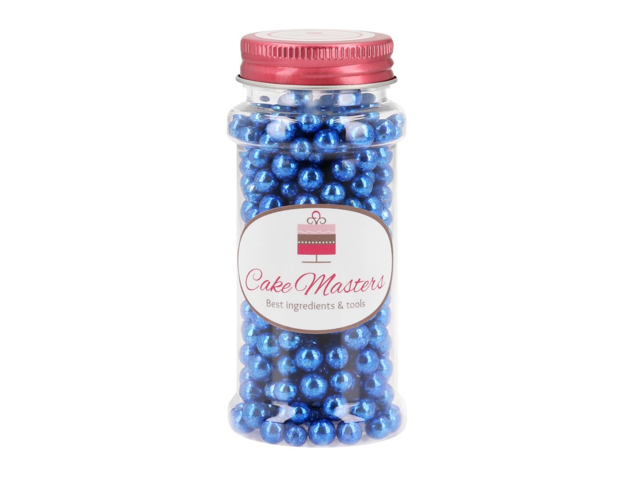 CM Weiche Zuckerperlen metallic dunkelblau 7mm 80g