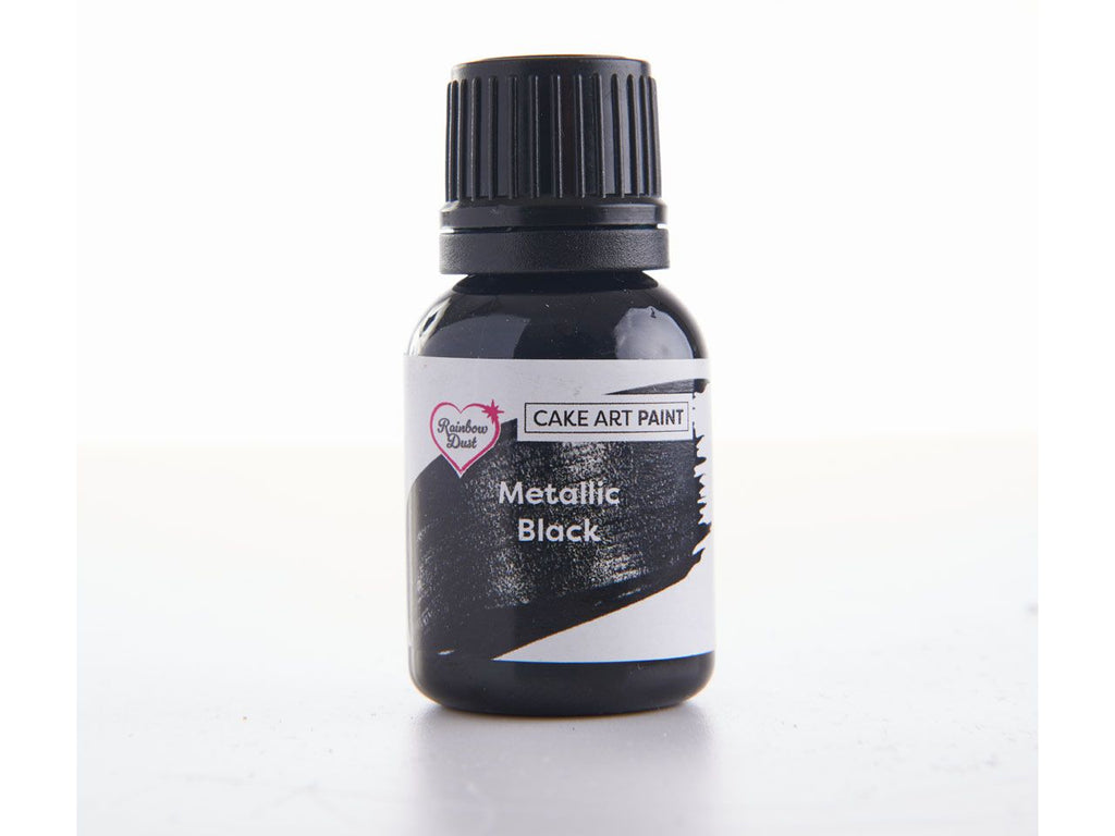 RD Metallic-Lebensmittelfarbe Schwarz 24g