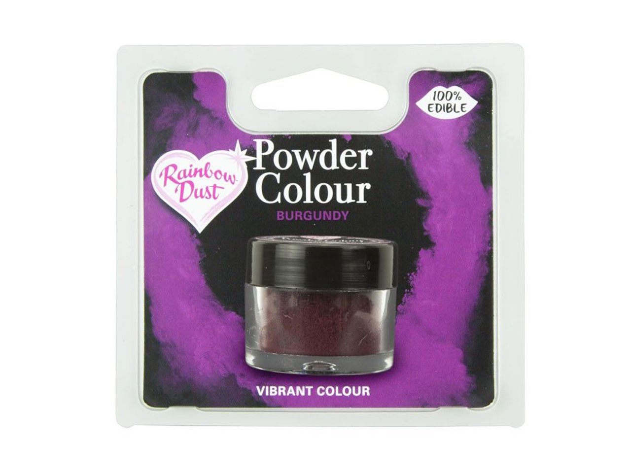 RD Essbares Puder- Burgundy
