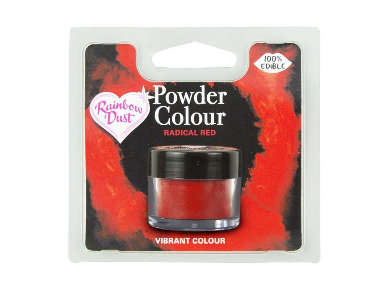 RD Essbares Puder- Radical Red