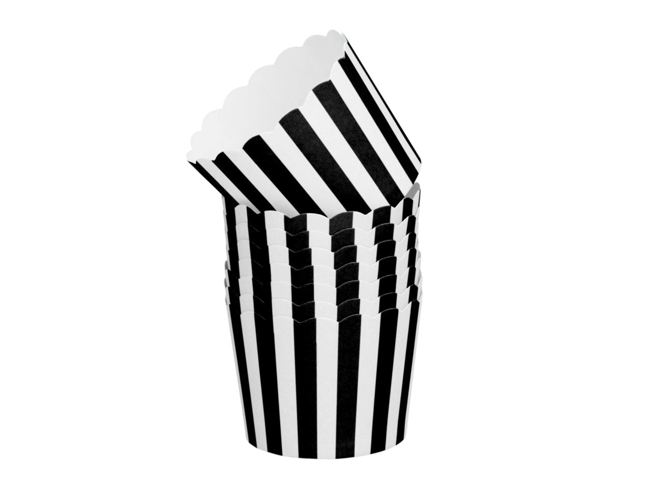 Cupcakes Cups - schwarz-weiß 20 Stück