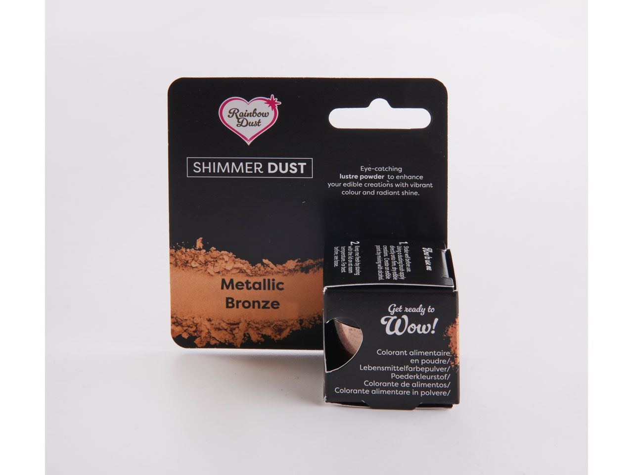 RD Essbares Puder- Metallic Bronze