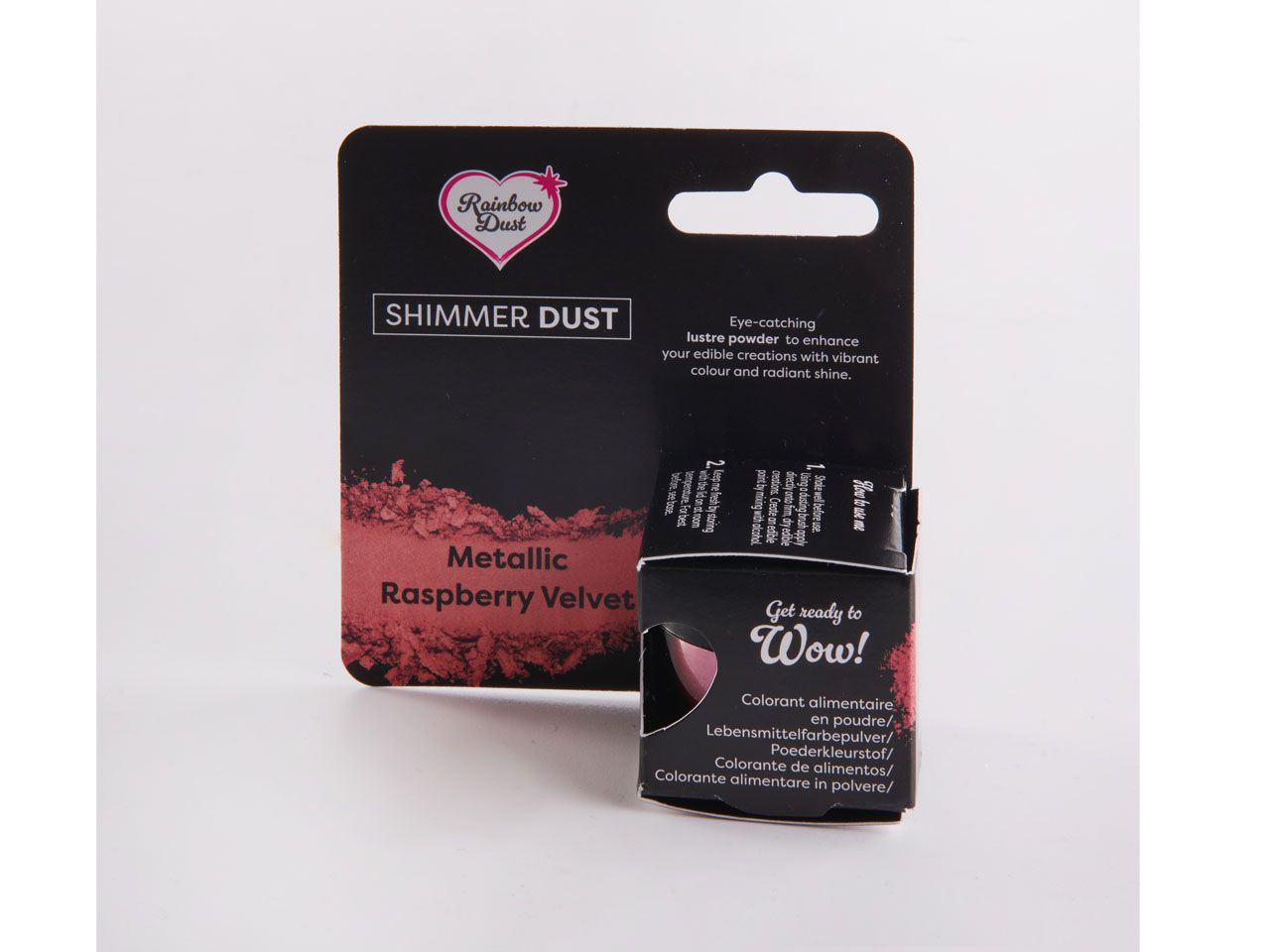 RD Essbares Puder- Metallic Raspberry Velvet