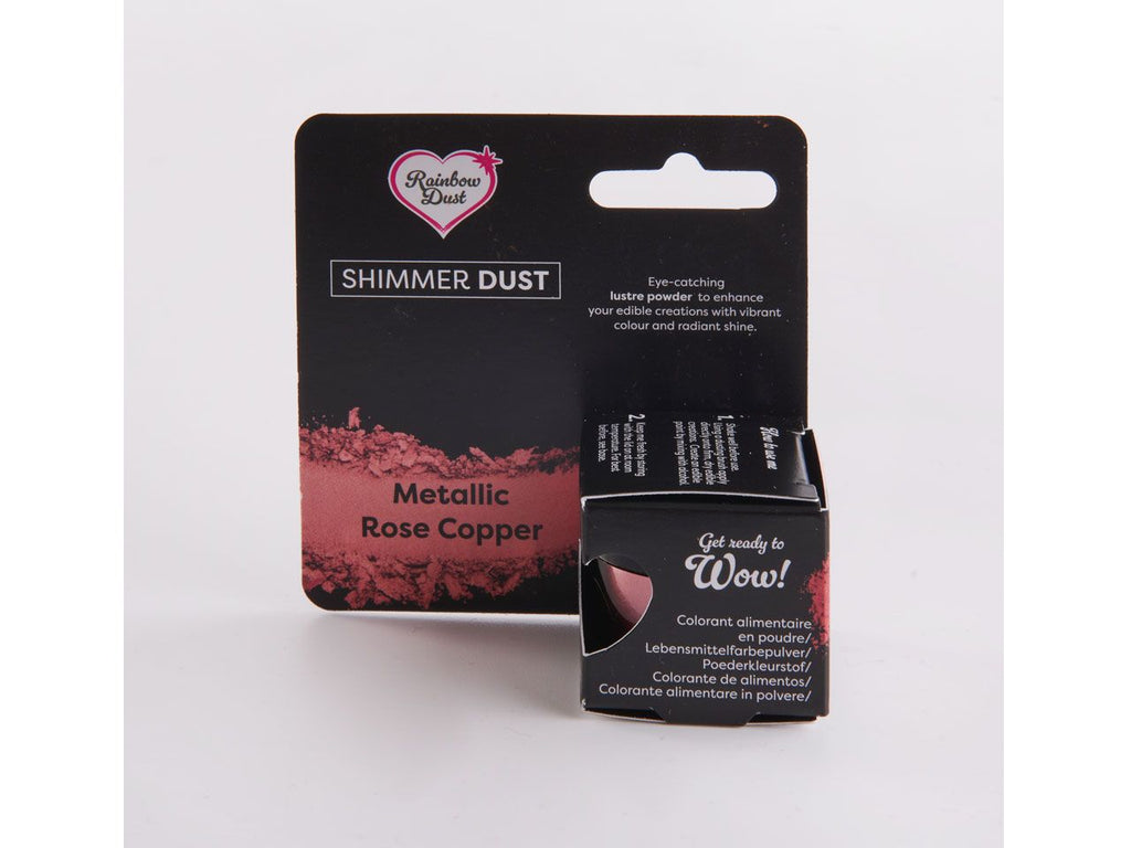 RD Essbares Puder-Metallic Rose Copper
