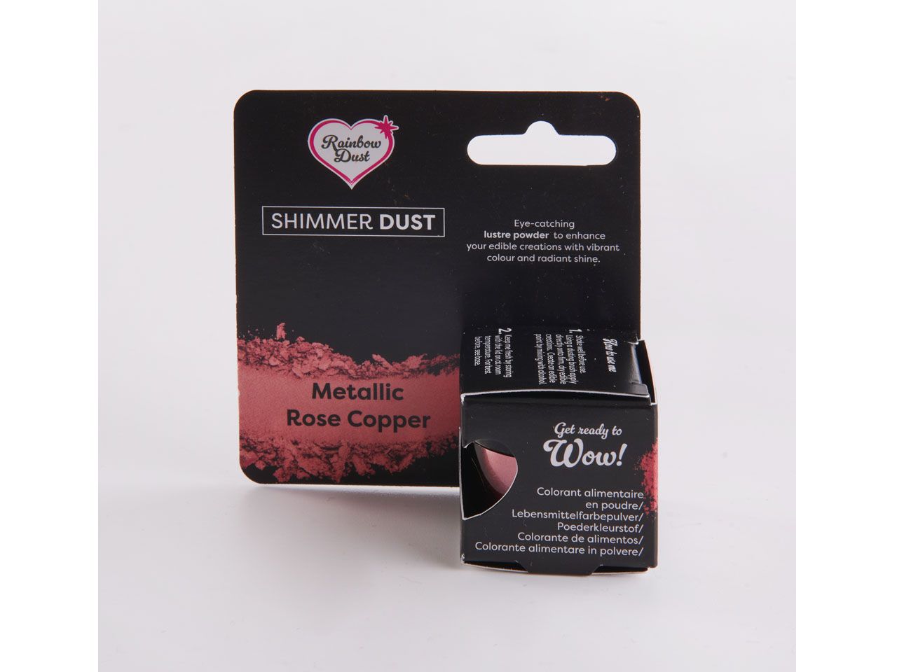 RD Essbares Puder-Metallic Rose Copper