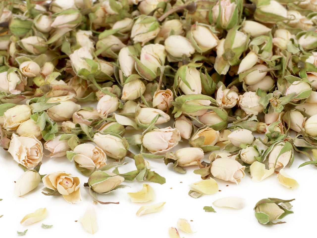 CM Rosenknospen weiß, natur 10g