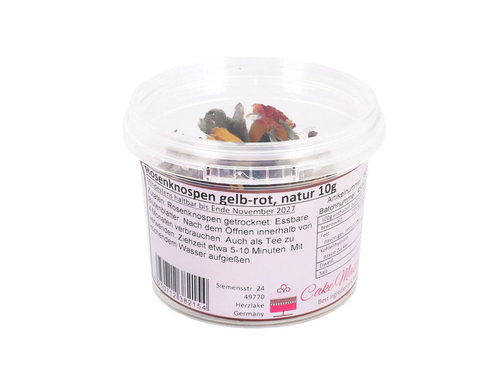 CM Rosenknospen gelb-rot, natur 10g