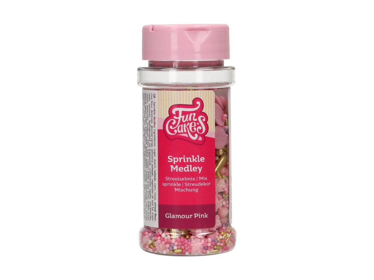 FunCakes Streugut Medley Glamour Rosa 65g