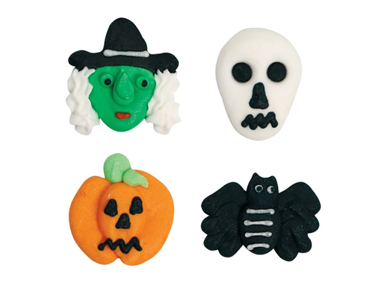 Culpitt Zuckerdekor Halloween Totenkopf 25mm 12 Stück
