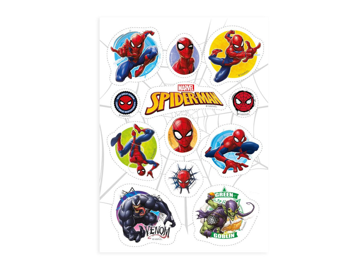 Dekora Muffinaufleger Spiderman Oblate 12 Stück