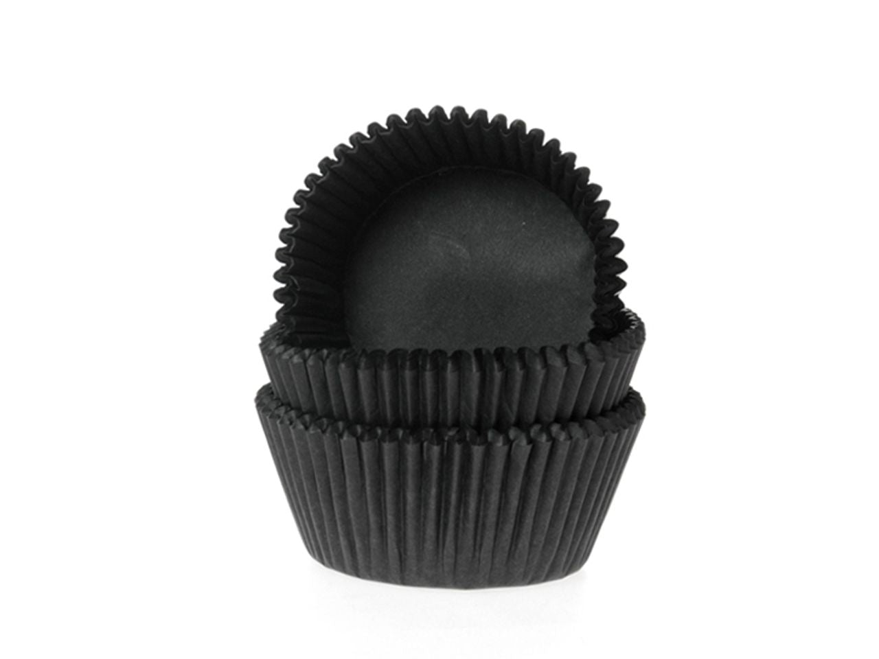 Mini Cupcakes Cups - Schwarz 36 Stück