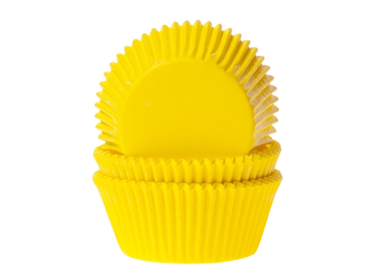 HOM Cupcake Cups - Gelb - 50 Stück